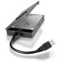 Axagon HDD adapter ADSA-1S6, USB 3.0, SATA 6G, 2,5" ketastele, 0.1m kaabel, plastikkarp, vahtpadjad