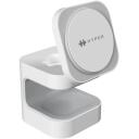 Hyper Bezvadu uzlādes statīvs HJ3320WHGL, 15W, 1x USB-C kabelis, 7x7x7.9cm, Qi2