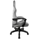 Subsonic Spēļu krēsls SA5685-2, pelēks, sintētiskā āda, 3. klase, metāla pamatne, 5 riteņi, augstuma regulē&scaron;ana