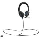 Logitech k&otilde;rvaklapid 981-000480, 20 &Omega;, 20 - 20000 Hz, 1.8 m kaabel, must, m&uuml;rasummutav mikrofon, digitaalne helikontroll