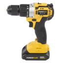 Аккумуляторная ударная дрель/шуруповерт, аккумуляторная, 20 В, 60 Нм, 2x2 Ач, POWX00512 POWERPLUS