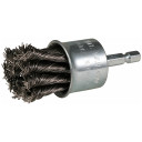 Otsterashari 28mm, 1/4" HEX põimitud terasharjased D-76766 MAKITA