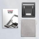 AXAGON S&uuml;learvuti alus STND-L, 10-16", 90-117 mm, 4 nurka, must, k&otilde;rguse reguleerimine, libisemisvastane pind