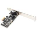 Digitus Gigabit Ethernet PCI Express tīkla karte DN-10135, 2500 Mbit/s, 1xRJ-45, Realtek RTL8125B, melna
