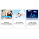 Ezviz H7C CS-H7c-44WF-W2 Siseruumide Kahe Objektiiviga 4MP 2K Nutikas Pööratav 360° Kaamera MicroSD / Öönägemine Valge