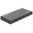 Digitus HDMI sadalītājs, 1x4, DS-55337, 4x HDMI, 18 Gbps, metāla korpuss, EDID pārvaldība