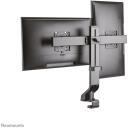 Neomounts monitors stiprinājuma roka FPMA-D860DBLACK, 10-27", 7 kg, 240-470 mm augstuma regulē&scaron;ana, 360&deg; rotācija, 20&deg; svēr&scaron;ana