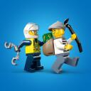 Lego Konstruktors 60455, 65 gab., policijas motocikls, skrituļdēlis, bankomāts, minifigūras