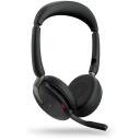 Jabra austiņas Evolve2 65 Flex 26699-999-889, 30m, stereo, 136g, 1xUSB-C, 32h mūzikas atskaņo&scaron;ana, 20h sarunu laiks, ANC