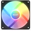 Nzxt Arvutikorpuse ventilaator RF-C12SF-B1, 120mm, 12V, 1800RPM, 2.57mmH2O, 8 RGB LED, HDB, PWM, must