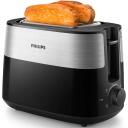 Philips R&ouml;ster HD2516/90, 830 W, 2 avad, plastkorpus, must