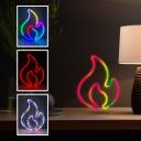 Manta Neona gaisma SNL58RGB, 5W, 5V, 2m strāvas vads, 16 krāsas, bezvadu tālvadība, spilgtuma regulē&scaron;ana