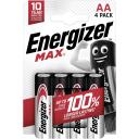 Energizer Alkaline Max AA LR6 437642, 1.5 V, 4 tk, 10 aastat, k&otilde;rge lekke vastupidavus