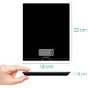 Salter Virtuvinis svarstyklės 1172 BKDRCEU16, 220mm, 180mm, 1,8cm, juodas, 1 x CR2032, taros funkcija, Aquatronic