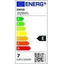 Emos LED lemputė Classic A60 ZQ5E41, 7 W, 806 lm, 220-240 V~, 50/60 Hz, 30 000 valandų, E27, &scaron;ilta balta