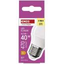 Emos LED lemputė Classic Mini Globe ZQ6E21, 4,2 W, 470 lm, &scaron;ilta balta, E27, 30 000 valandų, 150&deg; spindulio kampas