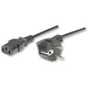 Sbox strāvas kabelis PC-POWER-CAB, 2m, 6mm, eiro tips E/F, IEC C13, 0,5mm2, melna