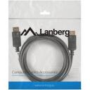 Lanberg DisplayPort kabelis 3 m CA-DPDP-10CC-0030-BK, 4K, 21,6 Gbps, HDCP, DPCP, melns