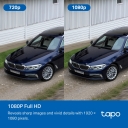 TP-Link Tapo C501GW 4G LTE lauko pasukama ir pakreipiama IP kamera 1080P Full HD 360&deg; panorama IP66 Balta