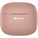 Denver Juhtmevabad k&otilde;rvaklapid TWE-48 111191120530, 4,3g, Roosa, Bluetooth V5.3, 20Hz-20kHz, 30mAh, 200mAh, HFP, HSP, A2DP, AVRCP