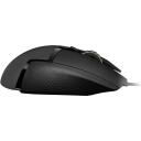 Logitech G502 HERO, optiline hiir, 910-005471, 25600 DPI, 11 nuppu, RGB valgustus, reguleeritav kaal