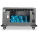 Digitus Lādē&scaron;anas ratiņi DN-45003, 16 plan&scaron;etdatoriem līdz 14'', 4 riteņi, 16 USB porti, melns