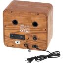 Adler Ретро Радио CR 1188, 530-1600 кГц, 87.5-108 МГц, 10 Вт, Bluetooth 5.0, дерево, портативное, аналоговый тюнер