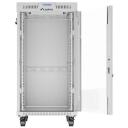 Lanberg Rack kapp 19" vabalt seisv 22U/600x800, FF01-6822-12SL, RAL 7035, 4 ventilaatori pesa, LCD termostaat