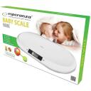 Esperanza Bērnu svari EBS019, 0,03-20 kg, 0,01 kg, LCD displejs, tarasē&scaron;anas funkcija, noturē&scaron;anas funkcija