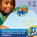 Lego Konstruktors 77117, 126 gab., Sonic minifigūra, Haosa smaragds, 3 Zelta gredzeni