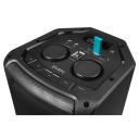 Nešiojamas Bluetooth garsiakalbis 100 W RMS galios su TWS ryšiu FM radiju USB microSD palaikymu ir RGB apšvietimu PS-710 Juodas SV-021696 SVEN