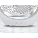 Beper P206VEN425, uzlādējams pārnēsājams ventilators, 3 ātrumi, 2400 mAh, 5h autonomija, LED naktslampiņa, 180&deg; rotācija