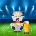 Beper Popkorna aparāts P101CUD053, 1200W, karstā gaisa, futbola bumbas forma, 2-vienā servē&scaron;anas bļoda-vāks