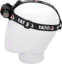 Uzlādējams galvas lukturis ar 3000 lm gaismas plūsmu YT-085943 YATO