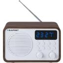 Blaupunkt Pārvietojams radio PP7BT, 1200 mAh, 4 W, Bluetooth, USB, FM, 60 iecienītās stacijas, austiņu izeja