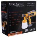 Kraftdele Электрический краскопульт KD1656 7000206, 500W, 1200ml/min, 1l, 1.0/1.8/2.5mm
