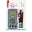 Emos Мультиметр MD-230 M0230, 35&times;75&times;155mm, 200mA-10A AC, 200mA-10A DC, 200-600V AC, 2-600V DC, 3,5 цифровой дисплей