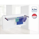 Clothes Dryer LEIFHEIT Quartett 42 Extendable Aluminium 1081413, 62 x 112 x 25.2cm