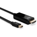 Lindy Video kaabel 36927 Mini DisplayPort HDMI 3840x2160@30Hz, 2m, 7.1 heli, must