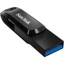 SanDisk Ultra Dual Drive Go USB m&auml;lupulk SDDDC3-512G-G46, 512 GB, USB Type-A, USB Type-C, 150 MB/s, p&ouml;&ouml;ratav disain