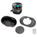 Gardena Kastmiss&uuml;steem AquaPrecise 16001-20, 320m&sup2;, 3 osa, Bluetooth, p&auml;ikeseenergia, USB-C laadimine
