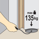 Pneimatiskais Montāžas Paliktnis 135Kg 270X130mm YT-67383 YATO
