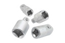 Adapterite komplekt 4 tk, ROCKFORCE, RF-4048, CrV teras, 3/8" kuni 1/2", 1/2" kuni 3/8", 1/2" kuni 3/4", 3/4" kuni 1/2"