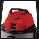 Mitrs/sauss putekļu sūcējs, EINHELL, 2340290, 15l plastmasas tvertne, 1250 W, 180 mbar sūk&scaron;anas jauda