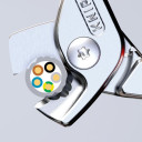 Kabeļu šķēres ar ergonomiskām rokturiem, STEPCUT, 95 16 160 SB, 160 mm, 1000V izolācija, griež līdz 50 mm²