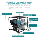 Benzīna ūdens sūknis KS 80MW, 6700W, 60000l/h. KONNER & SOHNEN
