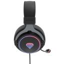 Genesis Austiņas Neon 764 NSG-2169, 50mm, 20-20kHz, -42dB, USB-A, Mikrofonu regulē&scaron;ana, RGB apgaismojums
