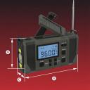 Hawk Pārnēsājams kloķa radio HWRDI420GN, FM/AM, 4W, USB-C uzlāde, lukturis, SOS funkcija