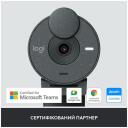 Logitech veebikaamera BRIO 305 960-001469, 1920x1080, 1x USB-C, sisseehitatud mikrofon, grafiitv&auml;rv