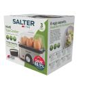 Salter Munakeetja EK6213VDE, 500W, 8 muna, 2 munaplaati, pehmead/k&otilde;vad keetmisastmed